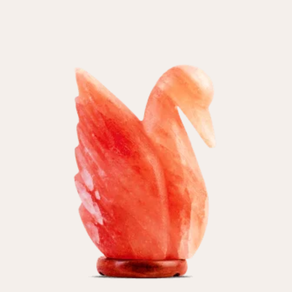 Salt swan shape Lamp