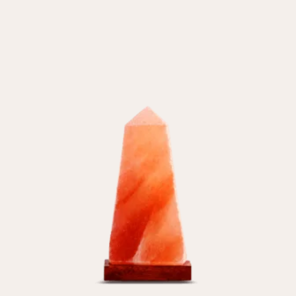 Salt obelisk shape Lamp