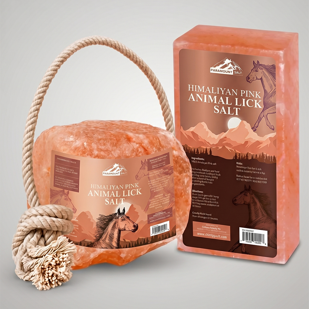 Animal lick salt